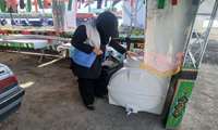 نظارت مستمر بهداشت محیط بر موکب‌های مراسم تشییع رهبر شهید در شهرستان ساوجبلاغ