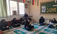 مراسم زیارت عاشورا در نمازخانه مرکز بهداشت غرب کرج