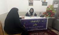 ارائه خدمات رایگان سلامت به اقشار کم‌ برخوردار تیم کانون بسیج جامعه پزشکی شبکه بهداشت نظرآباد